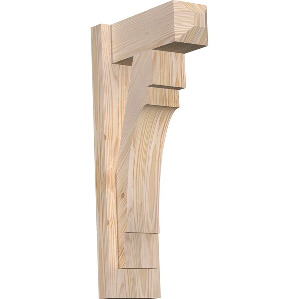 Ekena Millwork Merced Craftsman Smooth Outlooker, Douglas Fir, 5 1/2"W x 12"D x 24"H OUT06X12X24MRC04SDF - main